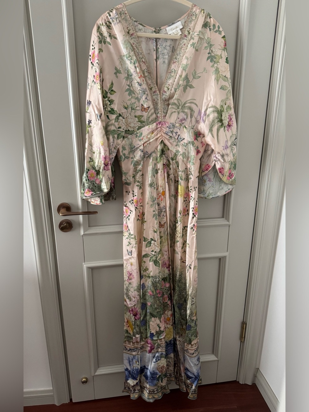Camilla Palacio Playground Petal Sleeve Long Dress - Picture 4 of 11